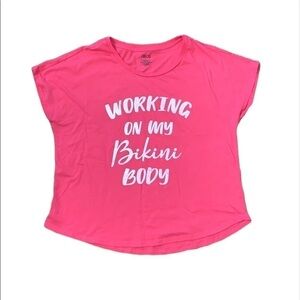 Zelos women’s short sleeve workout T-shirt size Large
